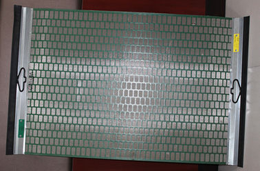 Oilfield Brandt Hook Strip Flat Shale Shaker Screen สามชั้น
